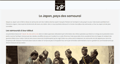 Desktop Screenshot of japonsamourai.fr